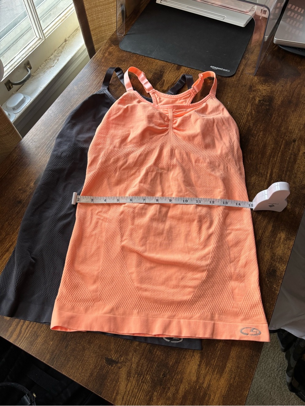LOT OF 2 C9 Champion Seamless Racerback Tanks with Built-in Bra Size L